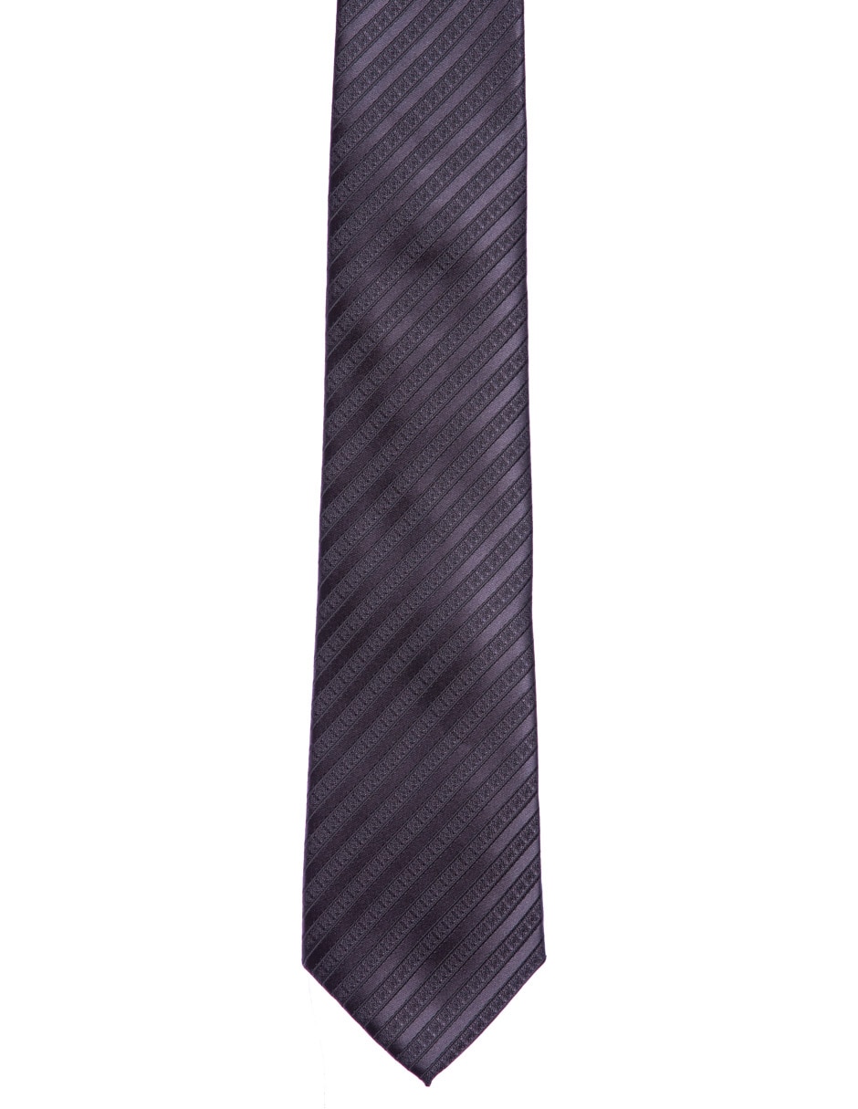 Corbata regular estampado a rayas para hombre 3
