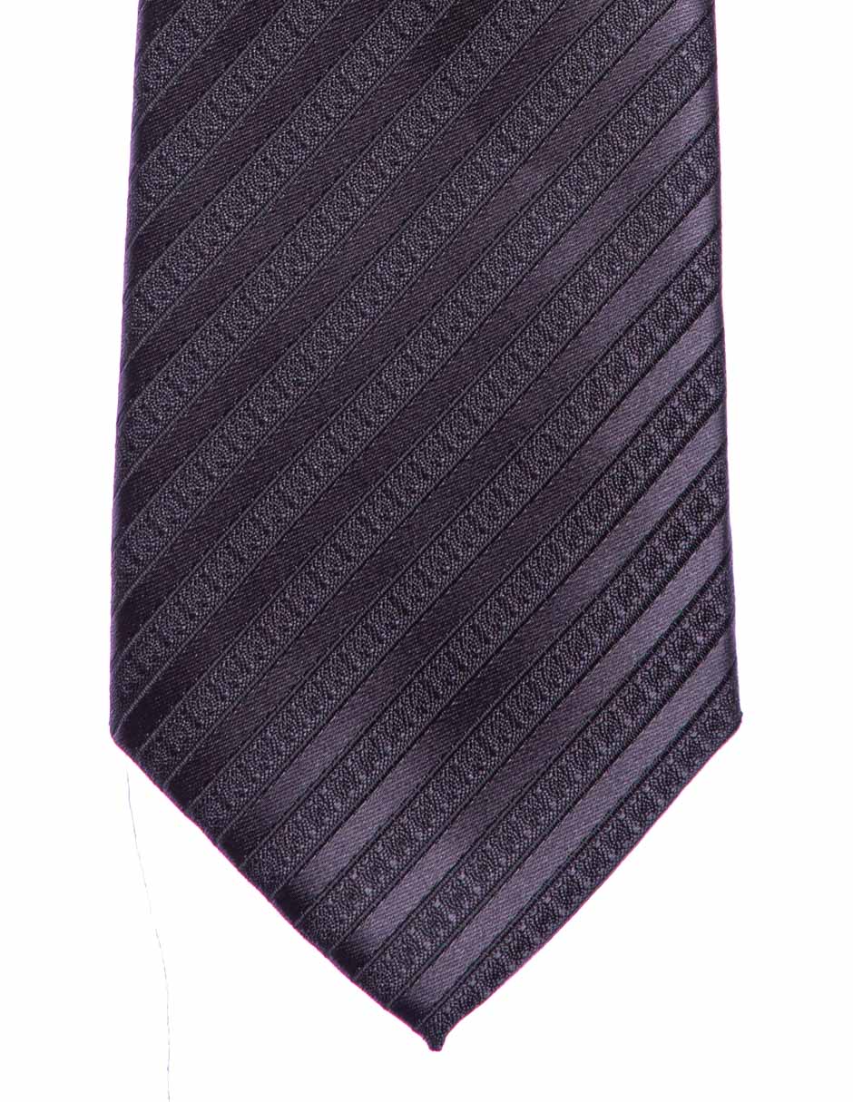 Corbata regular estampado a rayas para hombre