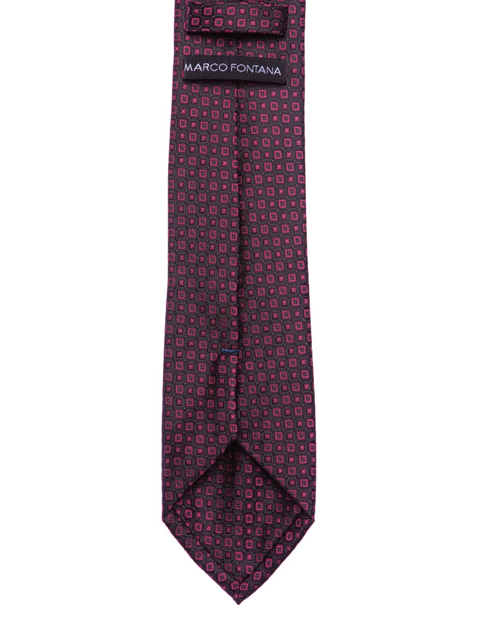 Corbata regular estampado a cuadros para hombre 2