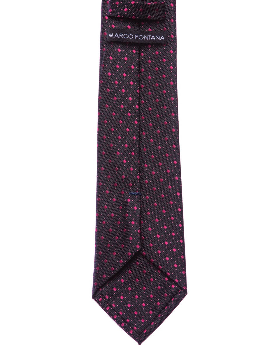Corbata regular estampado a cuadros para hombre 2