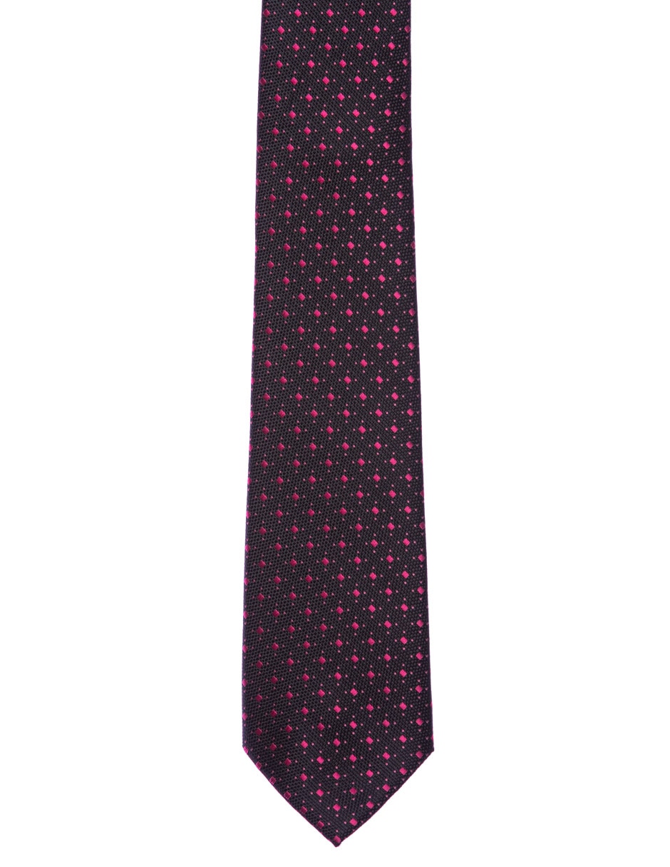 Corbata regular estampado a cuadros para hombre 3