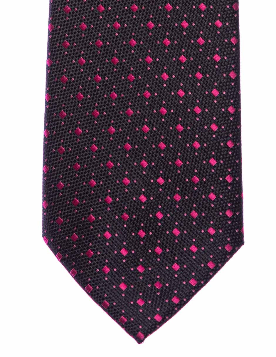 Corbata regular estampado a cuadros para hombre