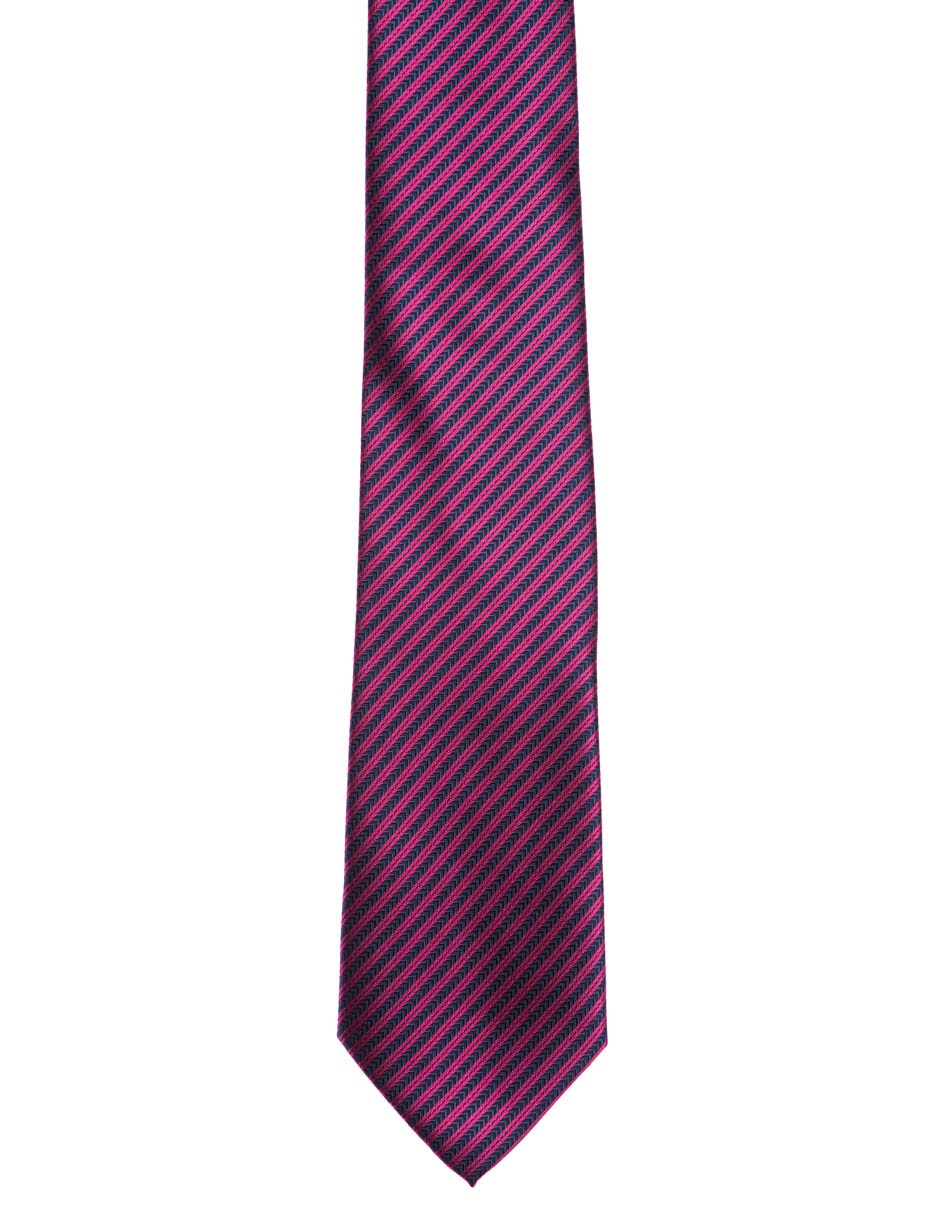 Corbata regular estampado a rayas para hombre 3