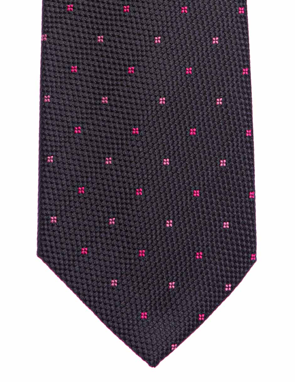 Corbata regular estampado floral para hombre