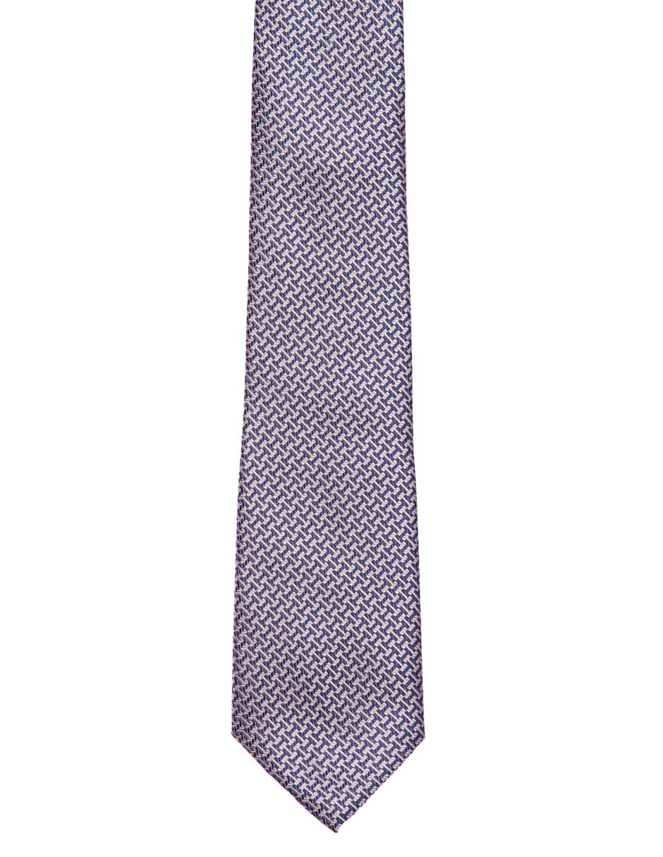 Corbata regular estampado étnico para hombre 3