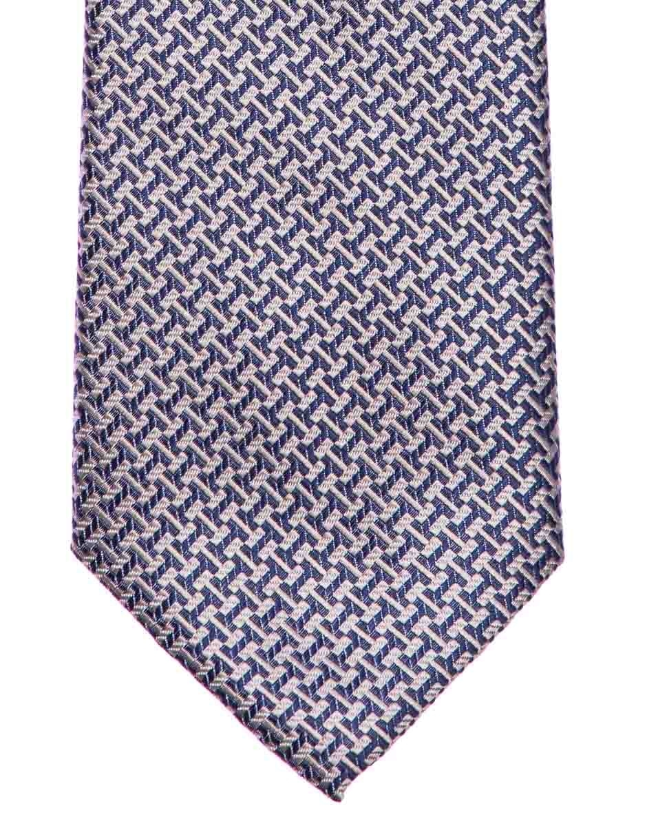 Corbata regular estampado étnico para hombre
