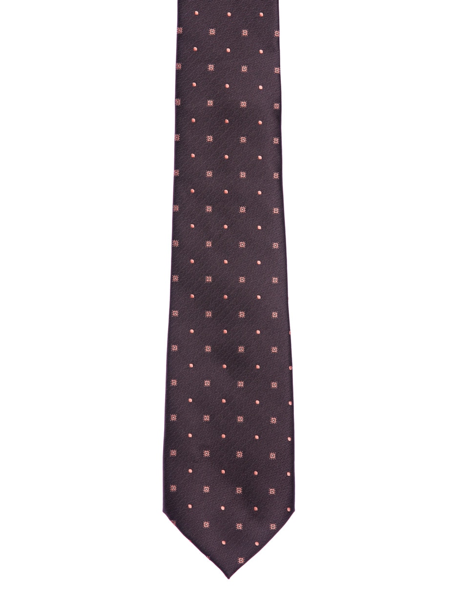 Corbata regular estampado a cuadros para hombre 3