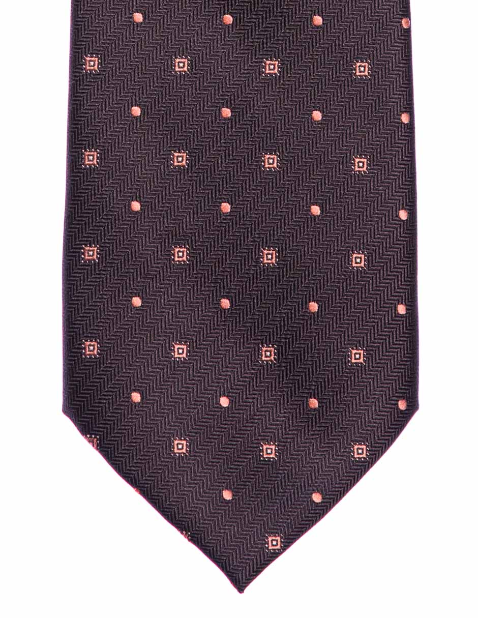 Corbata regular estampado a cuadros para hombre