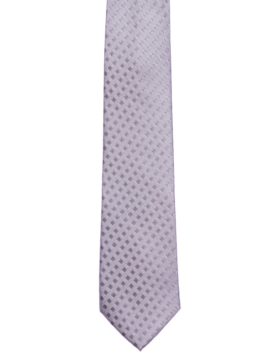 Corbata regular estampado a cuadros para hombre 3