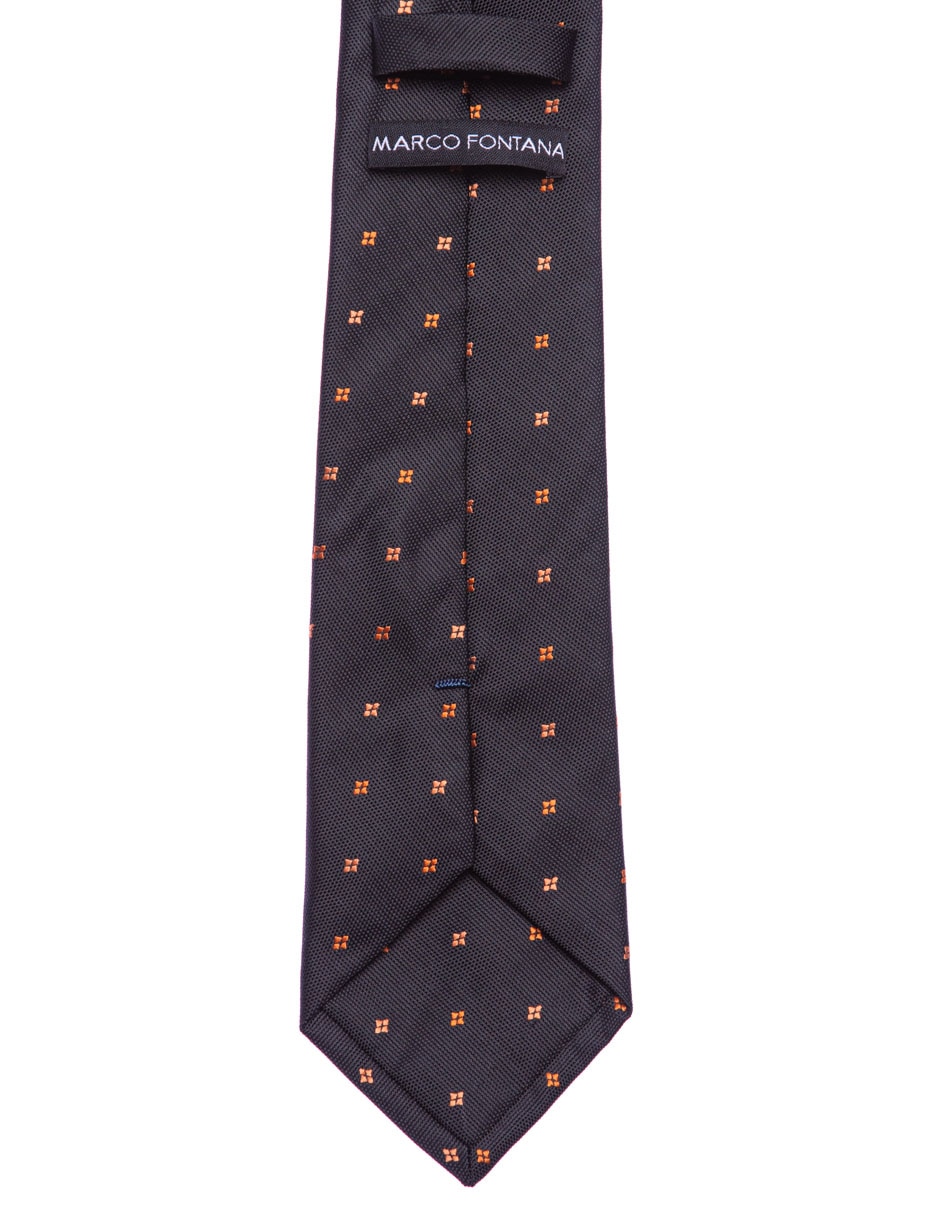 Corbata regular estampado floral para hombre 2