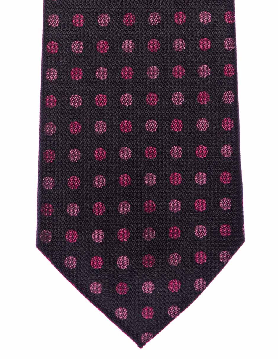 Corbata regular estampado lunares para hombre Corbata regular estampado lunares para hombre