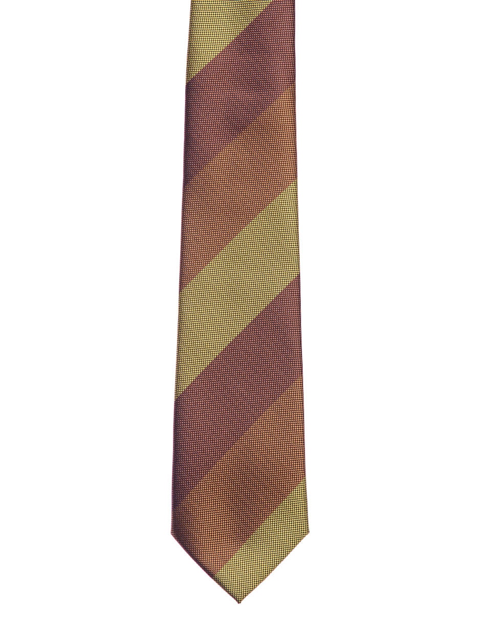 Corbata regular estampado a rayas para hombre 3