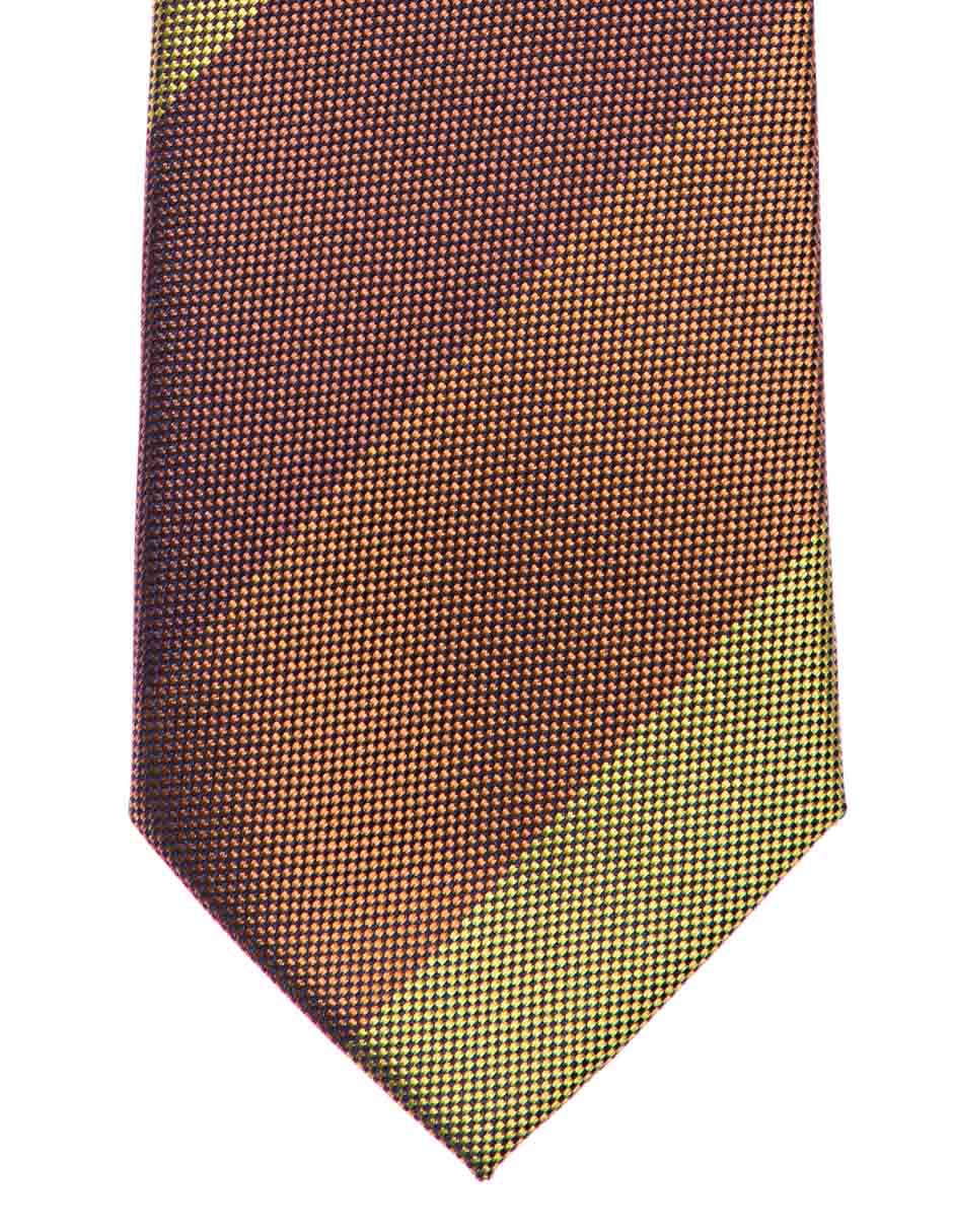 Corbata regular estampado a rayas para hombre