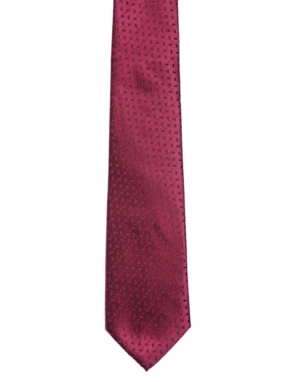 Corbata regular estampado a cuadros para hombre 3