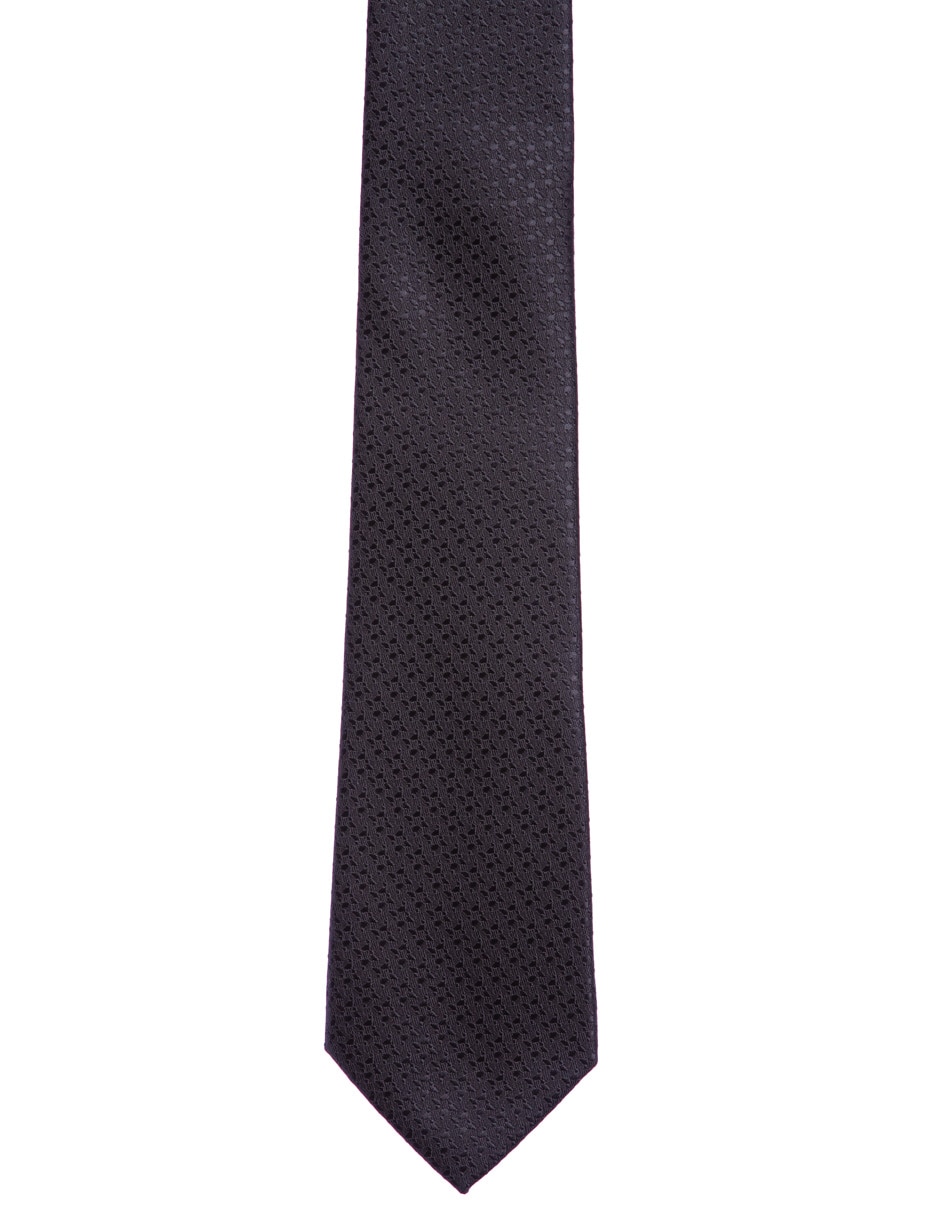 Corbata regular estampado étnico para hombre 3
