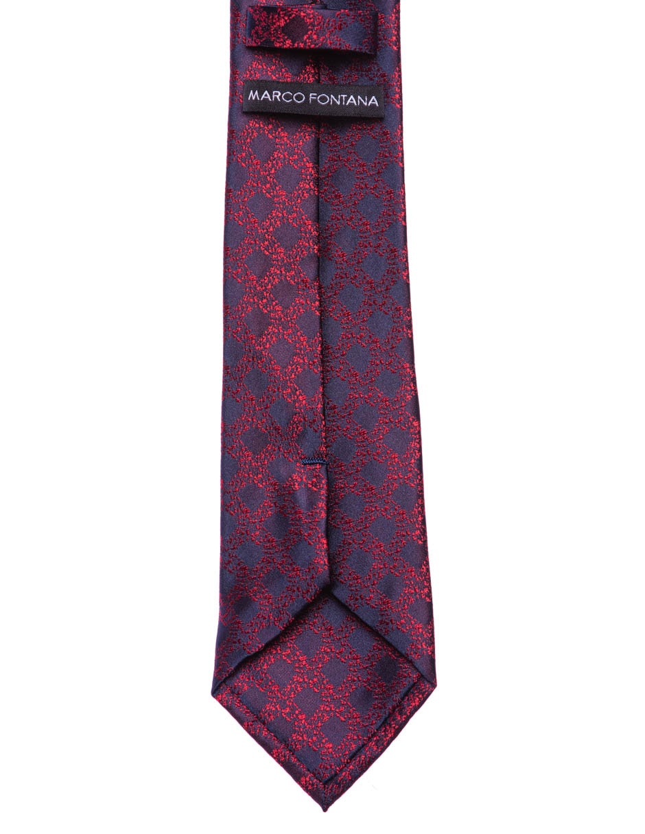 Corbata regular estampado a cuadros para hombre 2