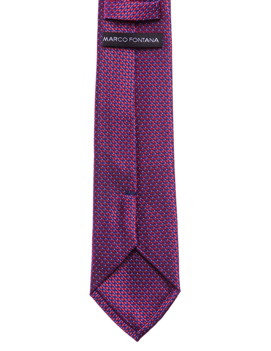 Corbata regular estampado lunares para hombre 3