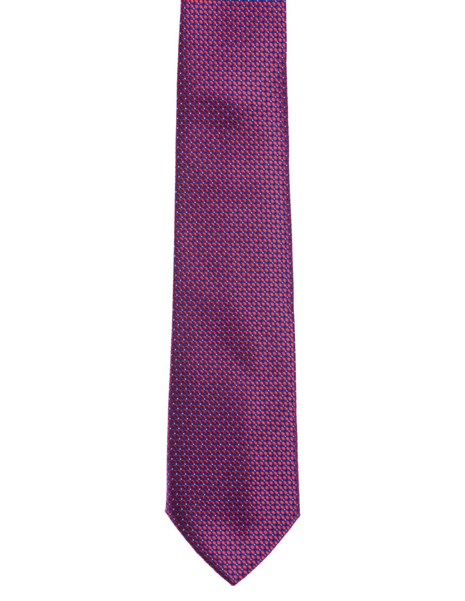 Corbata regular estampado lunares para hombre 2