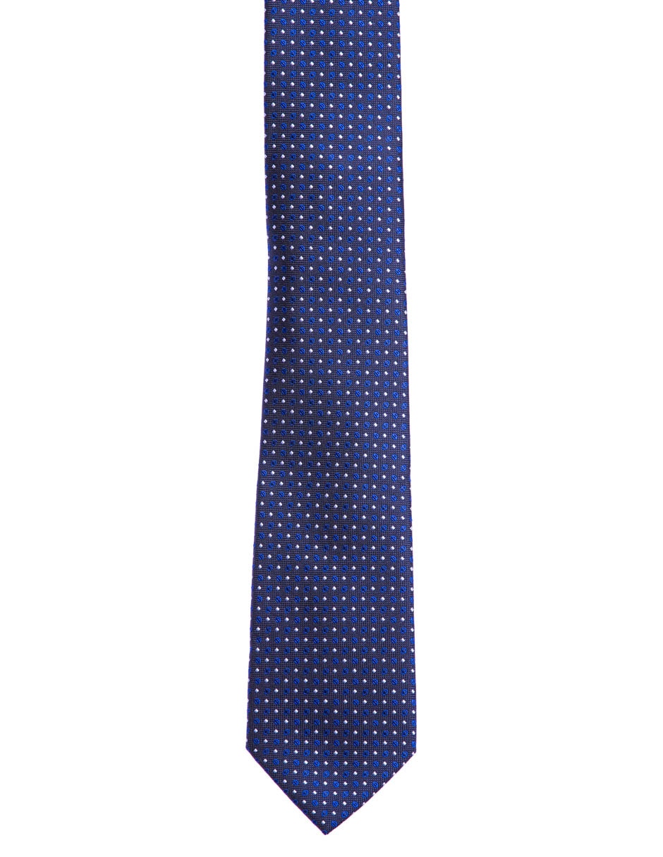 Corbata regular estampado a cuadros para hombre 3