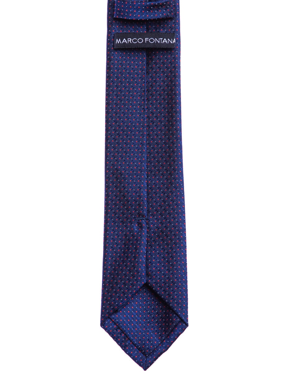Corbata regular estampado lunares para hombre 2
