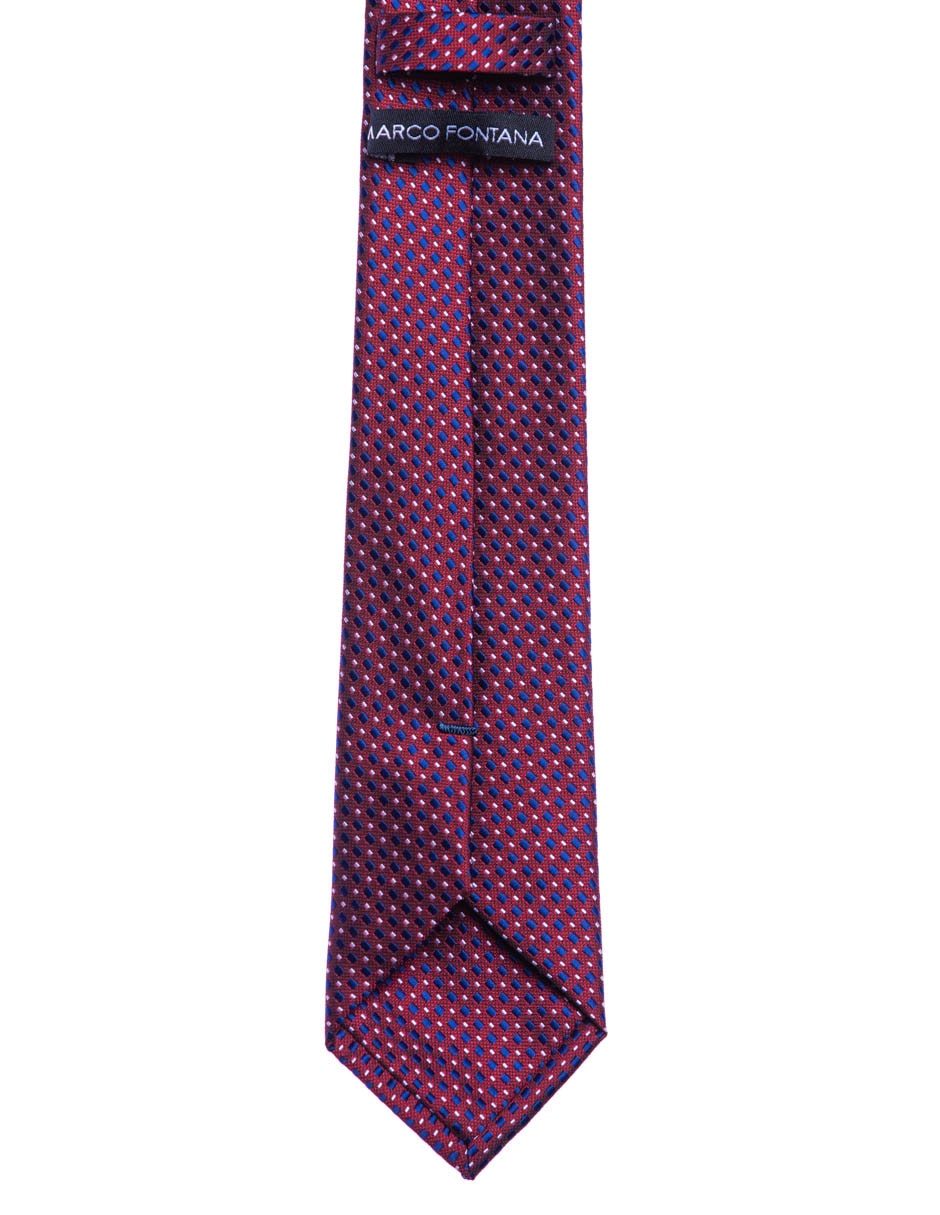 Corbata regular estampado a cuadros para hombre 2