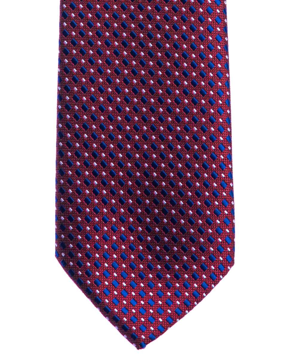 Corbata regular estampado a cuadros para hombre