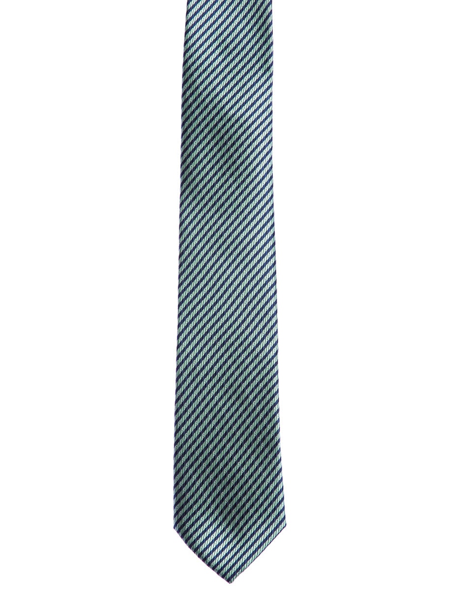 Corbata regular estampado a rayas para hombre 3