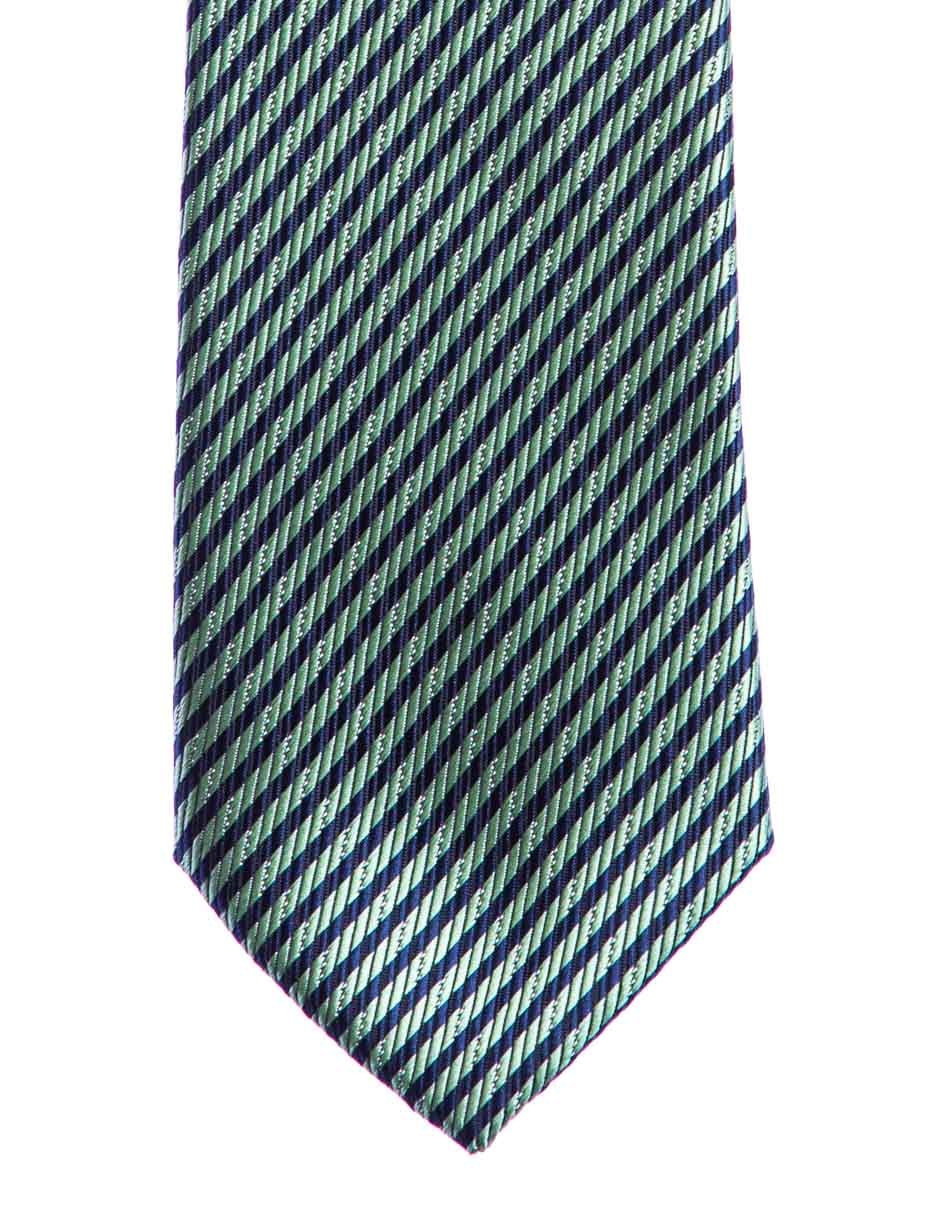 Corbata regular estampado a rayas para hombre