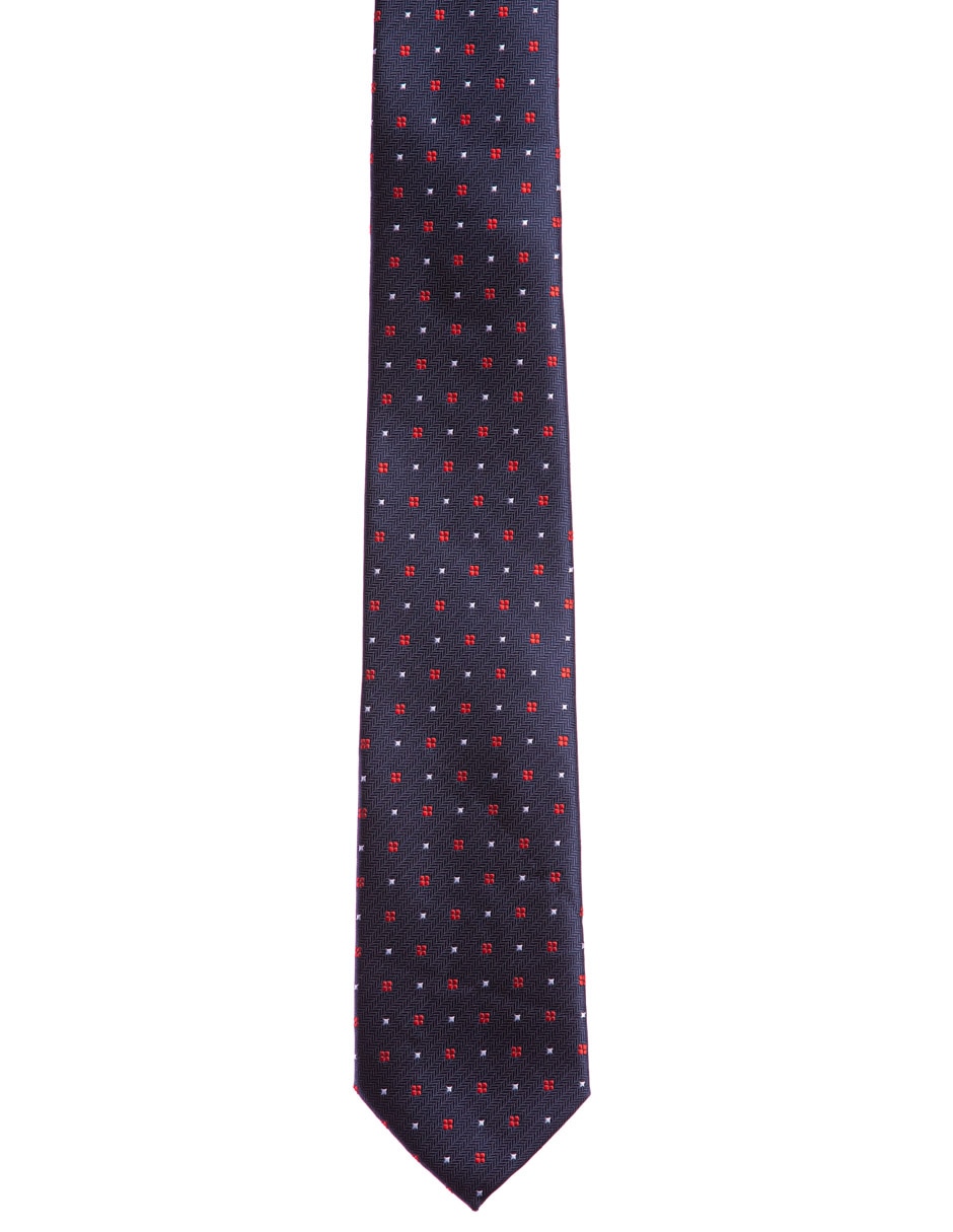 Corbata regular estampado floral para hombre 3