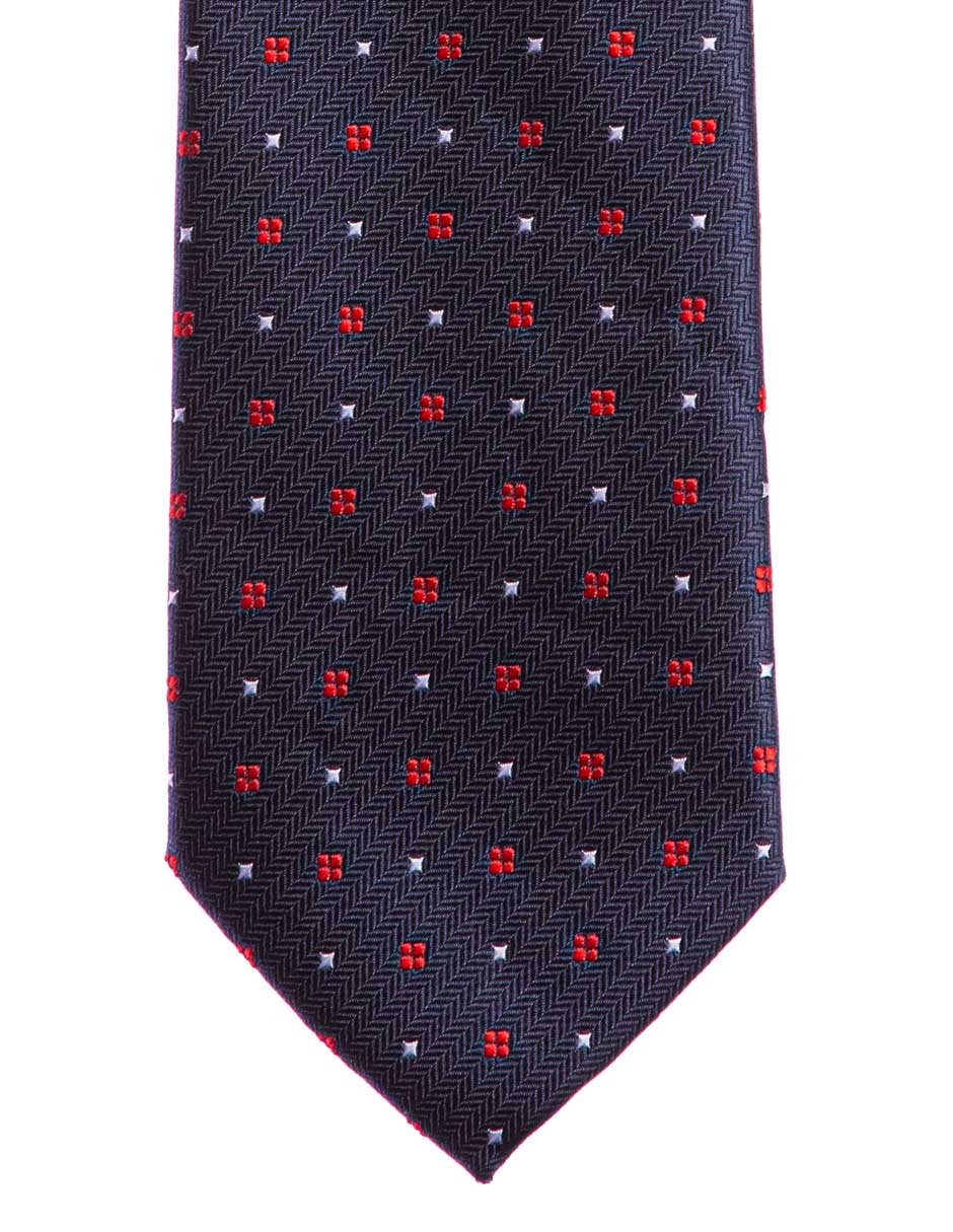 Corbata regular estampado floral para hombre