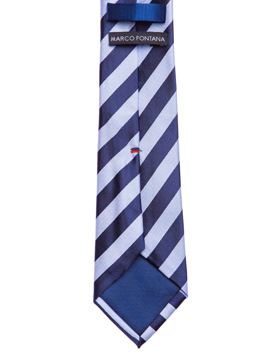 Corbata regular estampado a rayas para hombre 2