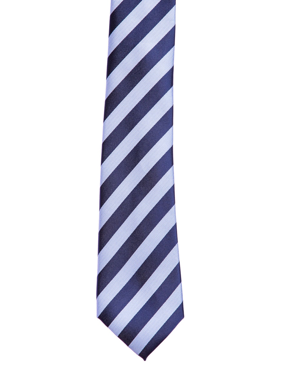 Corbata regular estampado a rayas para hombre 3