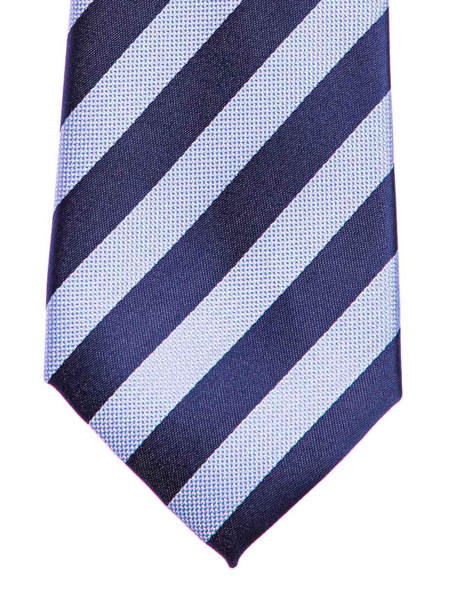 Corbata regular estampado a rayas para hombre