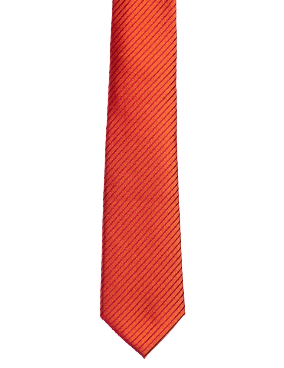 Corbata regular estampado a rayas para hombre 3