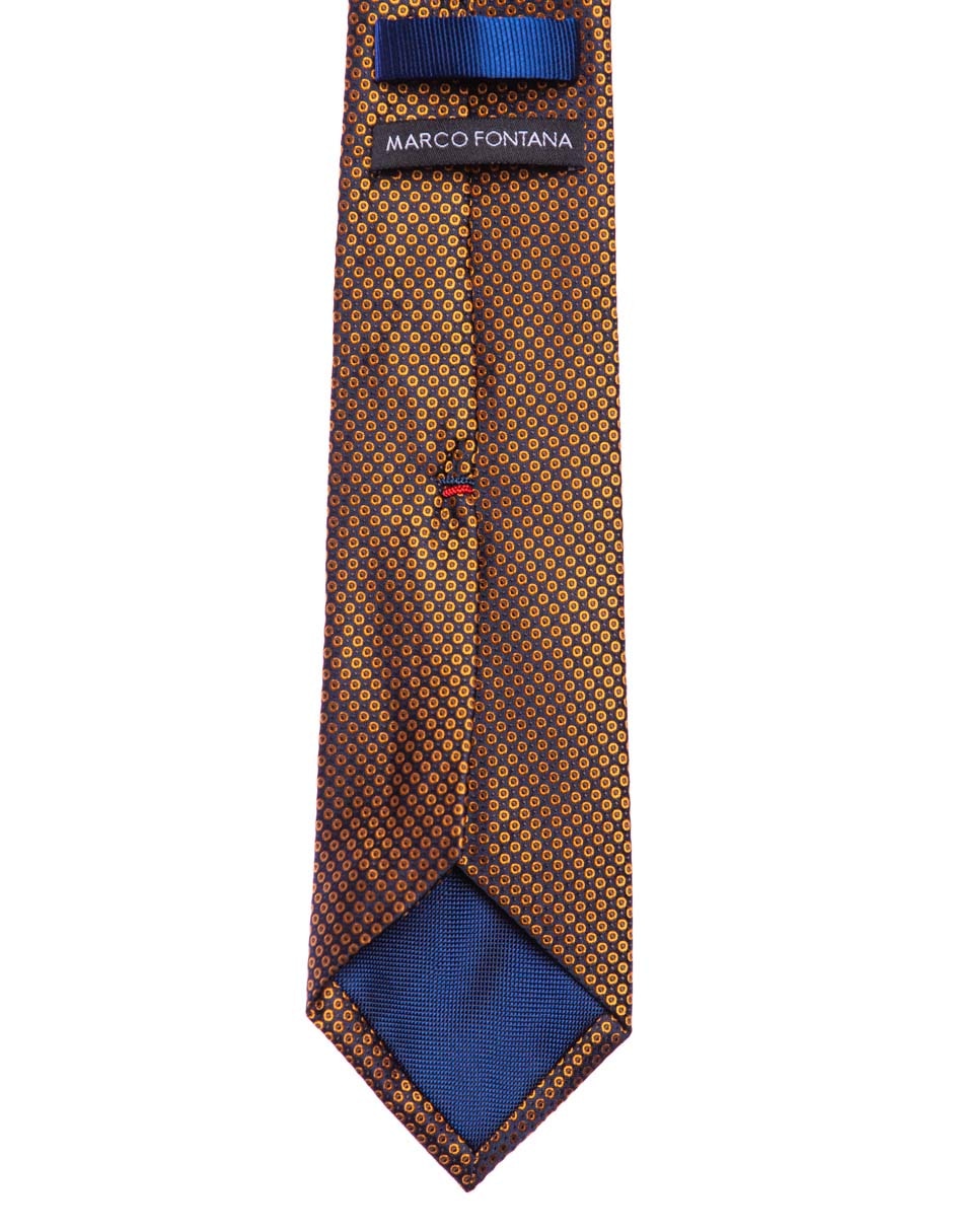 Corbata regular estampado lunares para hombre 2