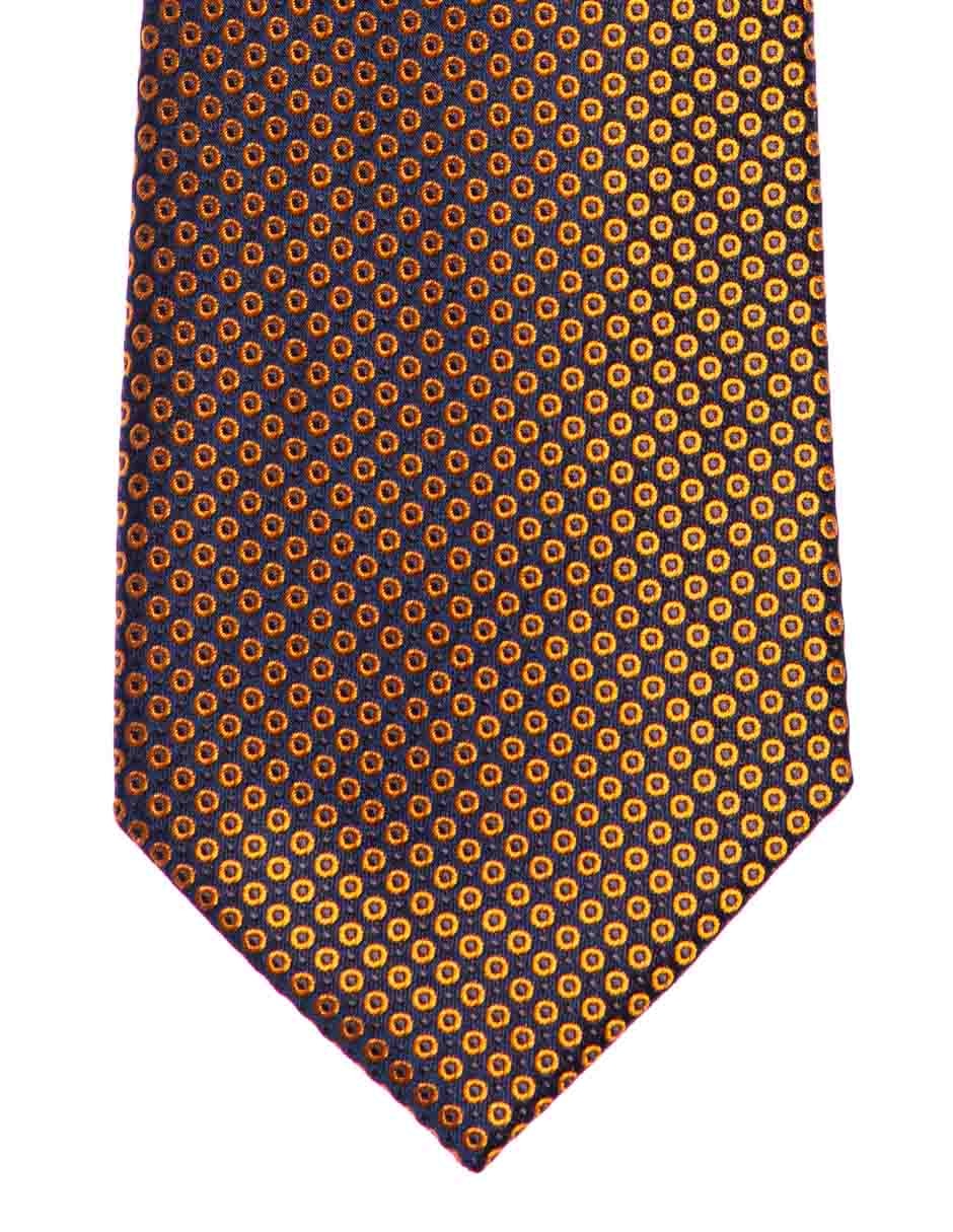 Corbata regular estampado lunares para hombre