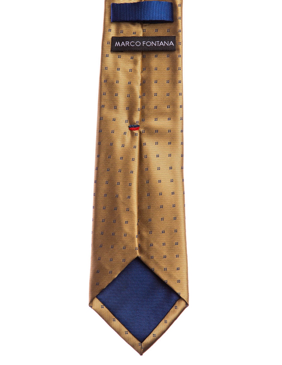 Corbata Marco Fontana regular estampado a cuadros para hombre