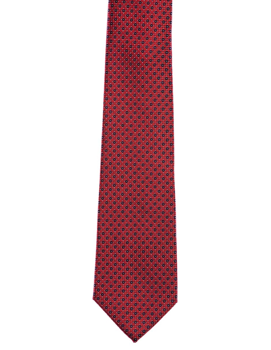 Corbata regular de seda estampado para hombre 3