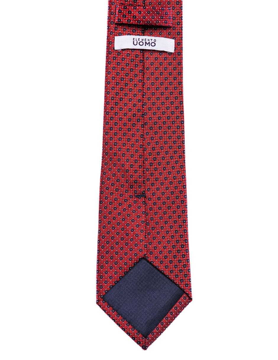 Corbata regular de seda estampado para hombre 2