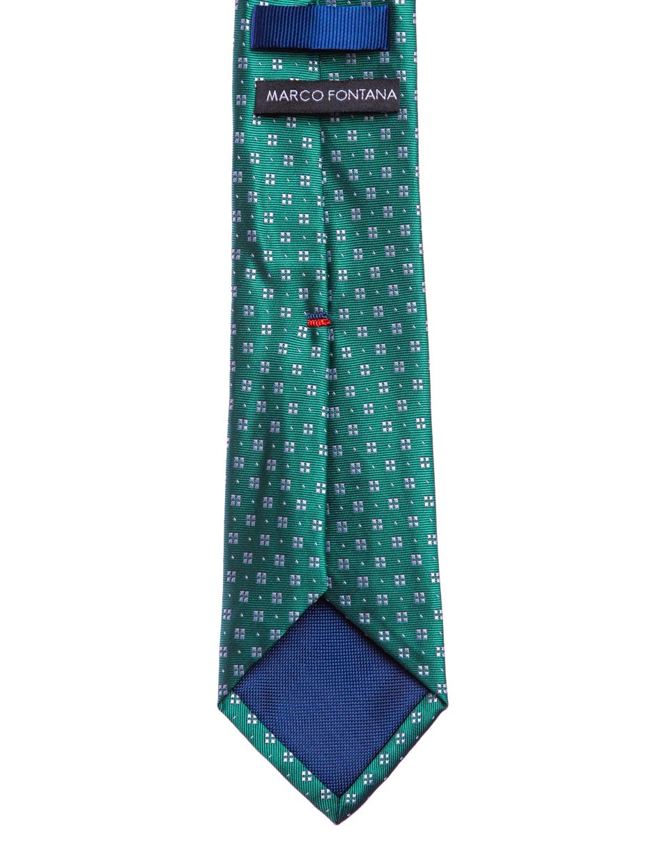 Corbata regular estampado a cuadros para hombre 2