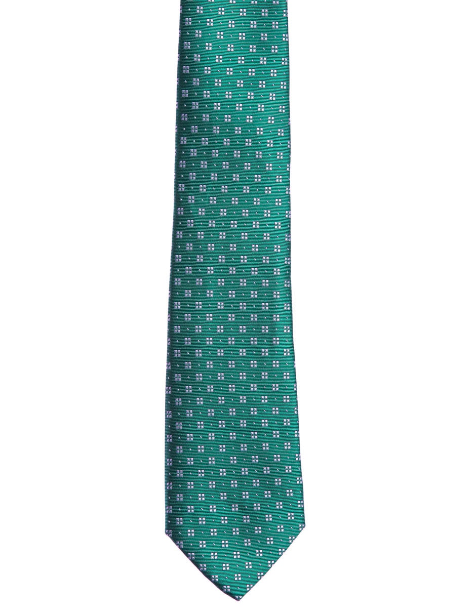 Corbata regular estampado a cuadros para hombre 3