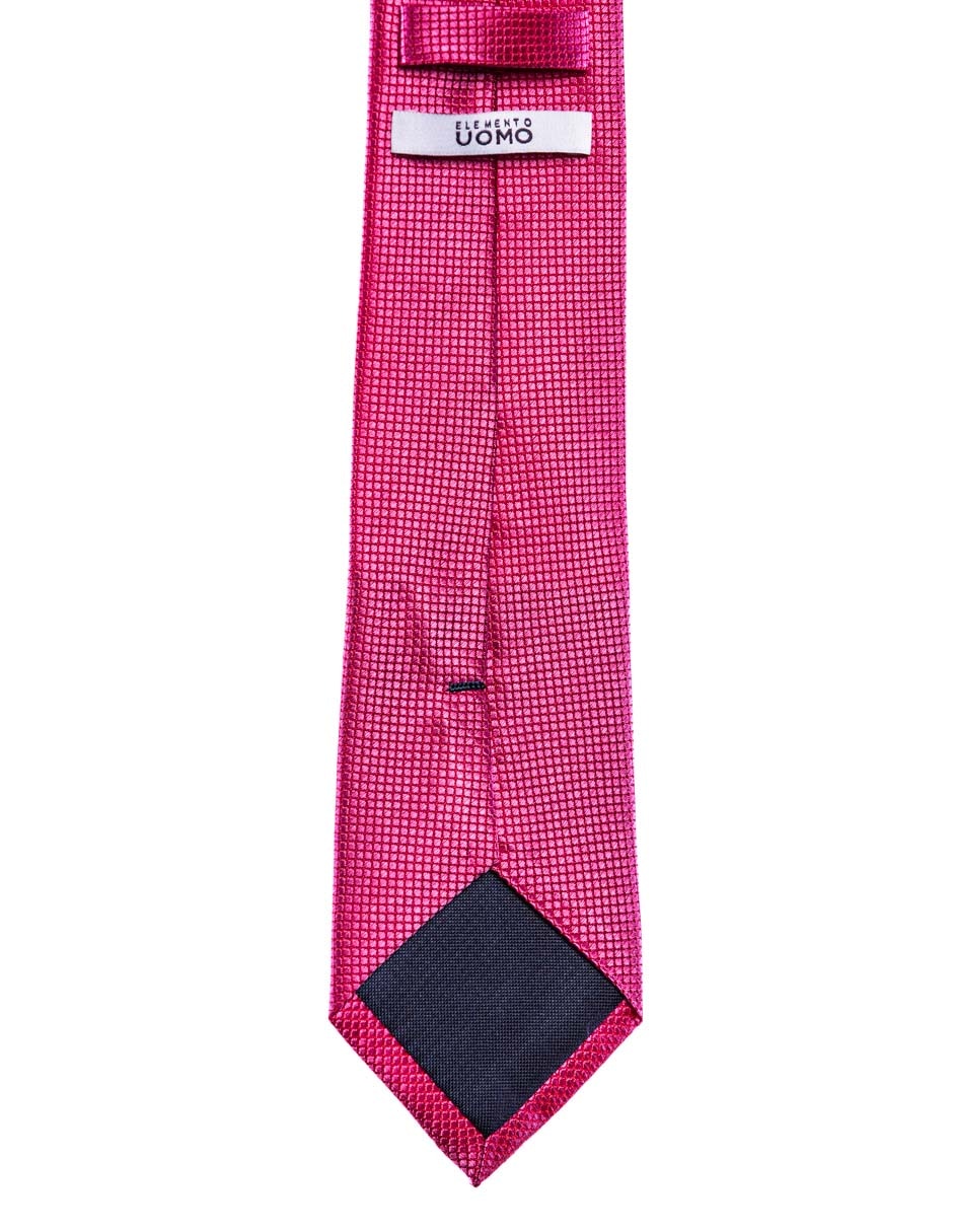 Corbata Elemento Uomo regular estampado a cuadros para hombre