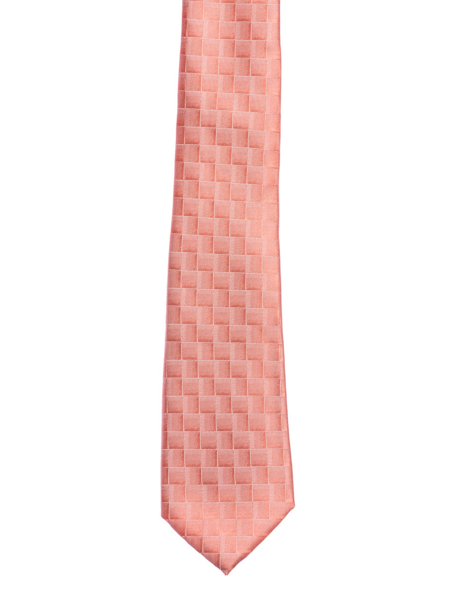 Corbata regular estampado a cuadros para hombre 2