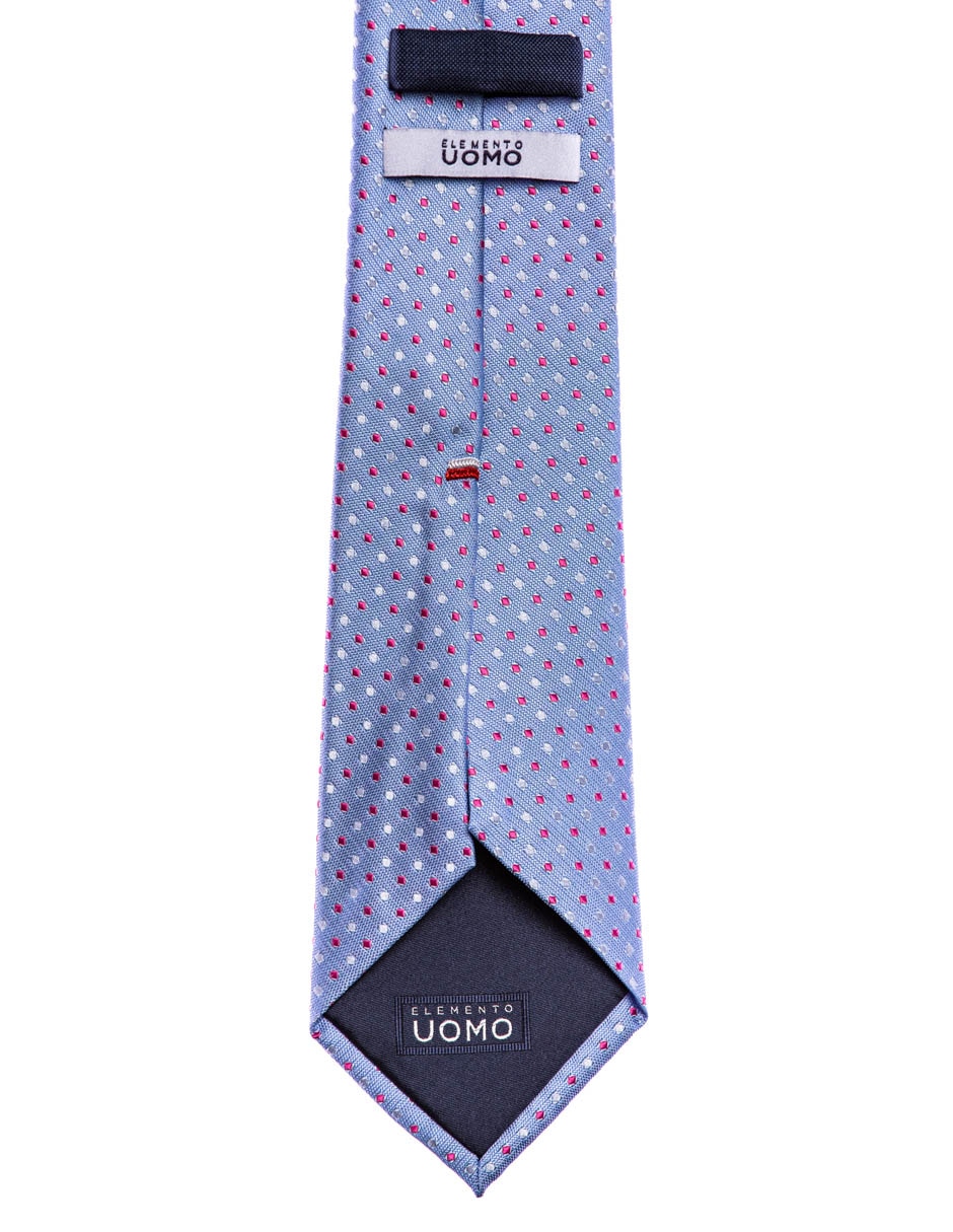 Corbata Elemento Uomo regular estampado a cuadros para hombre