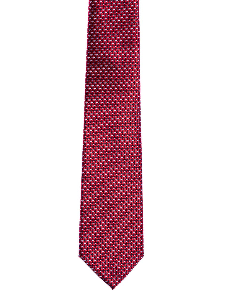 Corbata regular de seda estampado floral para hombre 3