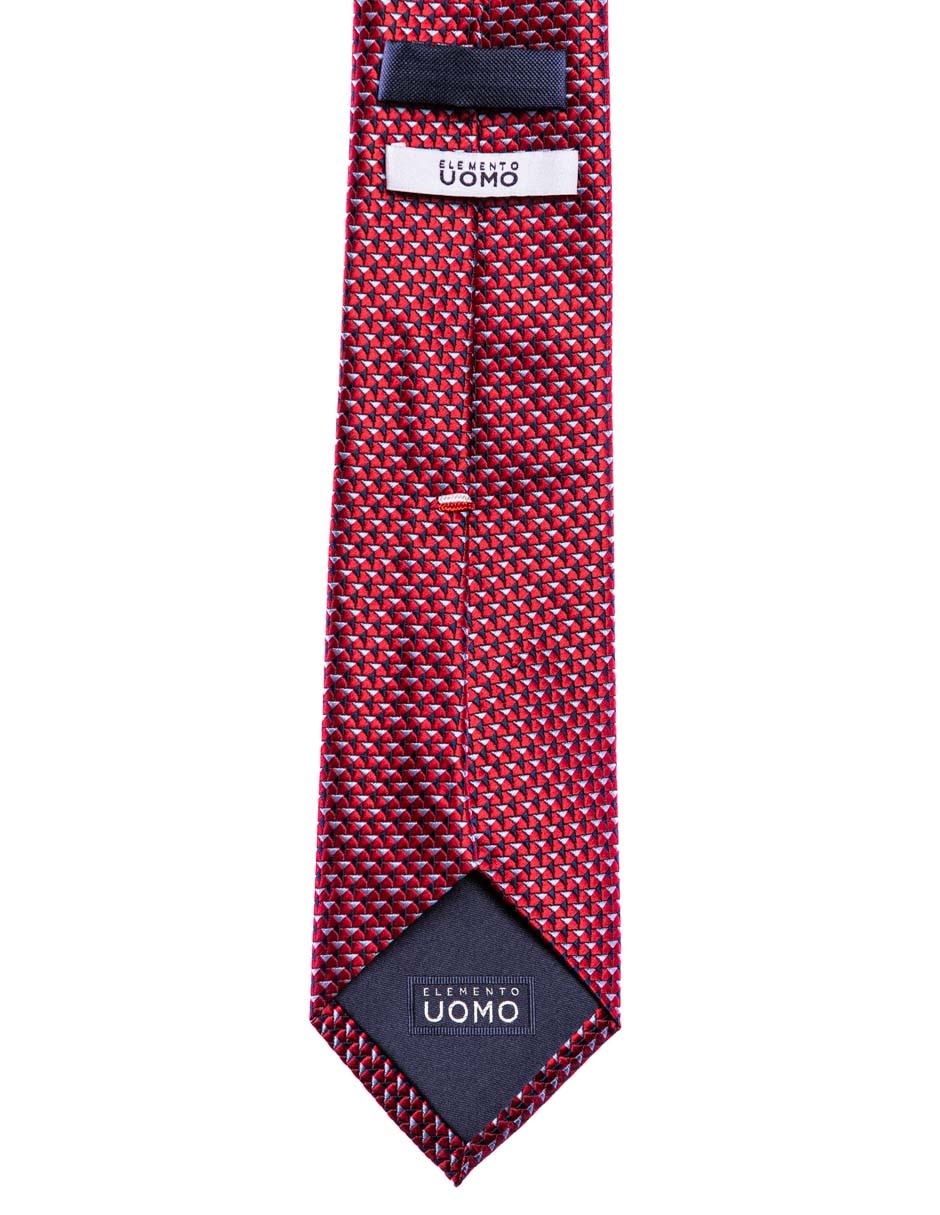 Corbata regular de seda estampado floral para hombre 2