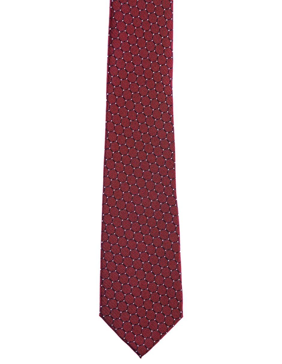 Corbata regular estampado a cuadros para hombre 3