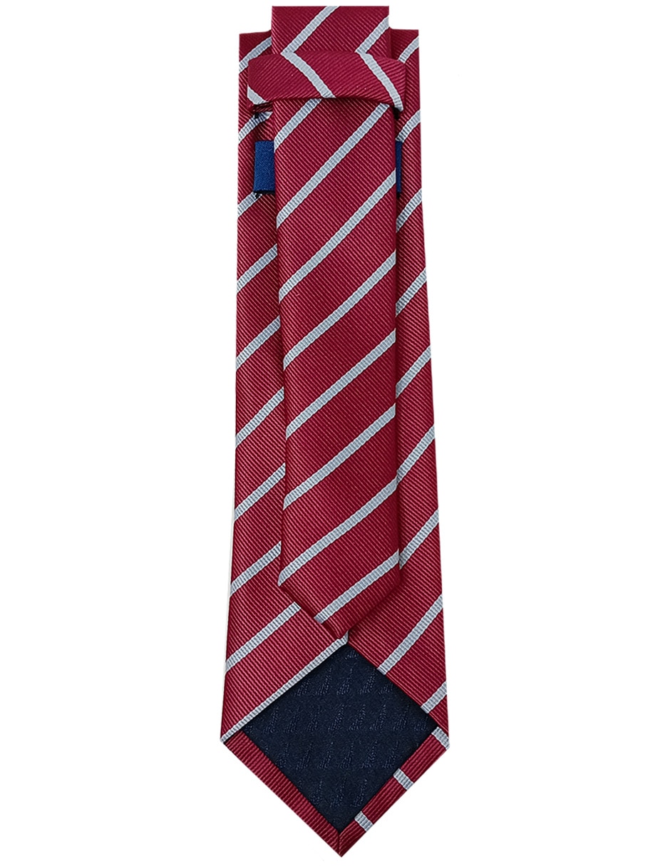 Corbata regular estampado a rayas para hombre 2