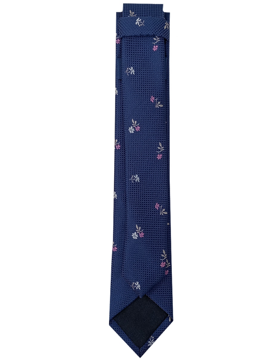 Corbata slim estampado floral para hombre