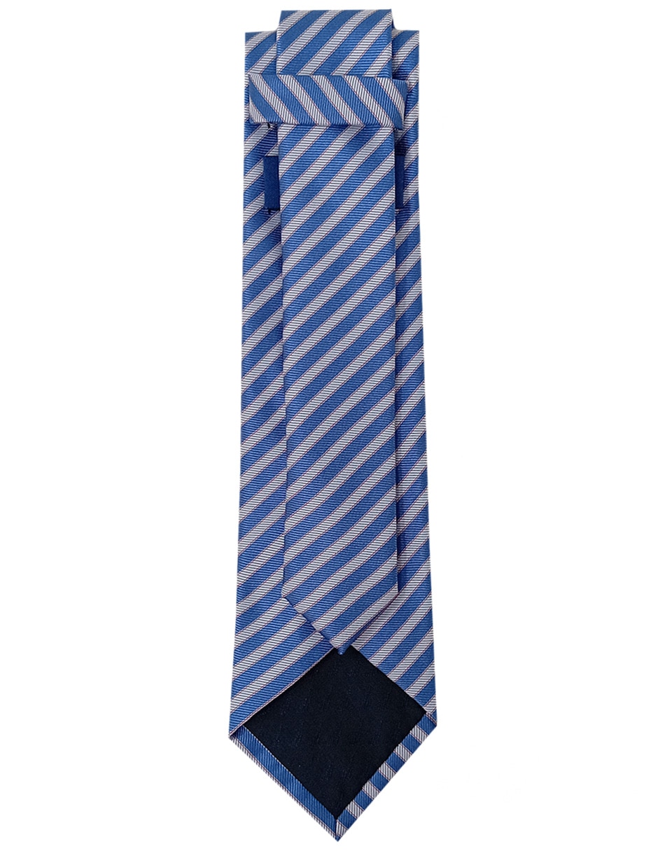 Corbata regular estampado a rayas para hombre